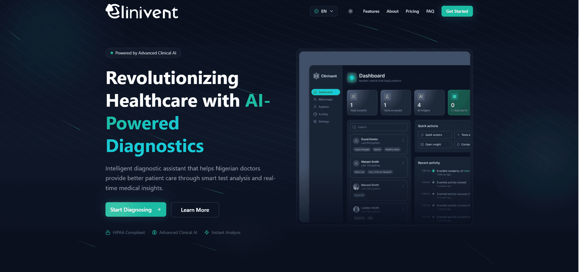 Clinivent project preview